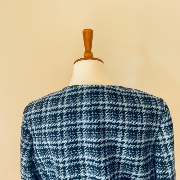 J. Crew Blue Plaid Blazer NWT Lady Day - Picture 4 of 7